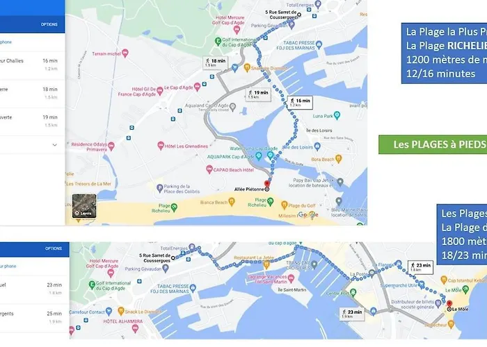 Cap Studio-cabine -vue Jardin 아파트 *